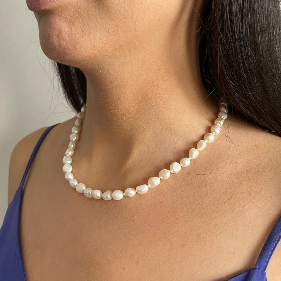 Collar de Perlas barrocas