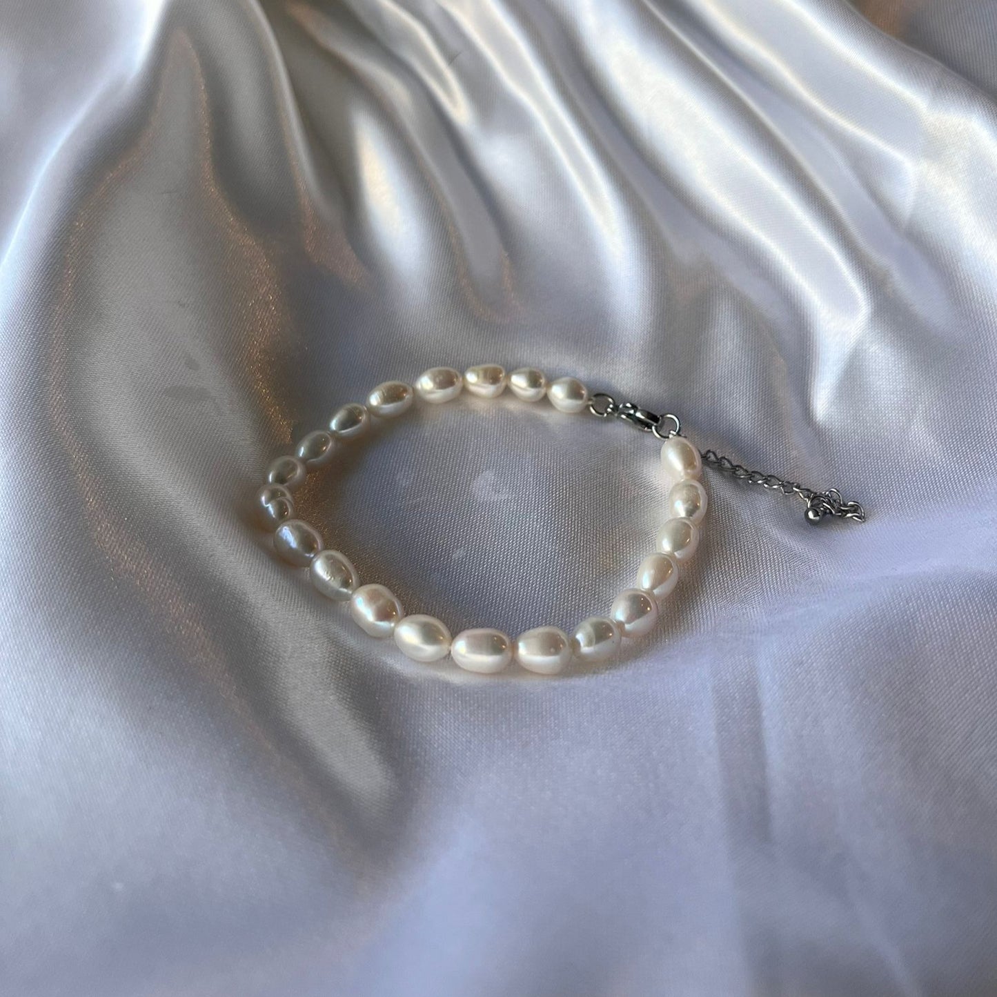 Pulsera de perlas de alta calidad en forma gota