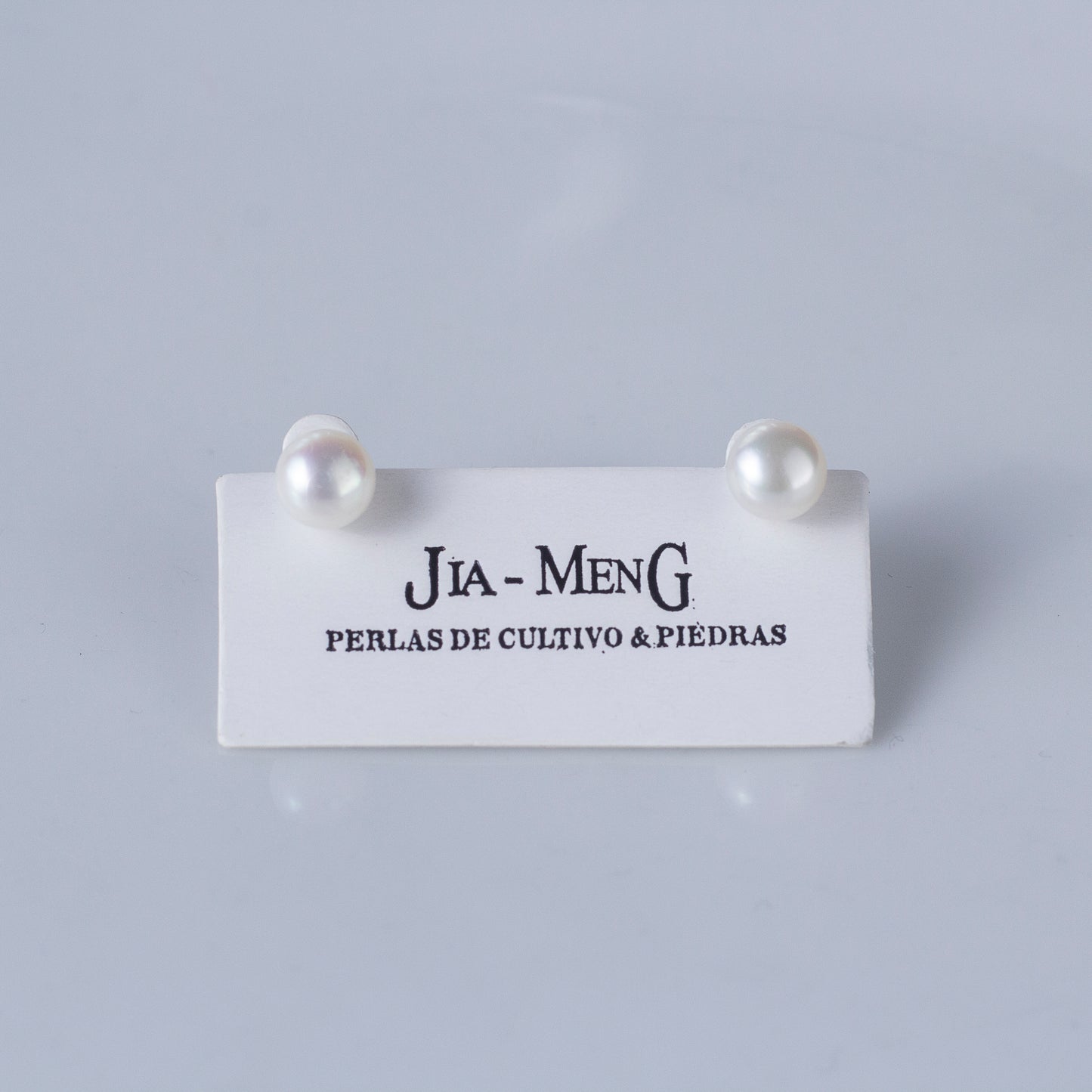 Caravanas Clásicas de perlas de cultivo semi perforadas y Acero quirúrgico