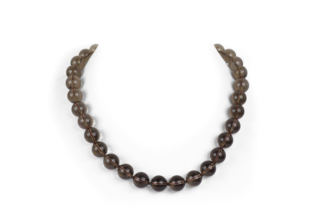 Collar de Cuarzo Ahumado