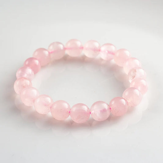 Pulsera Cuarzo rosa 10 y 12