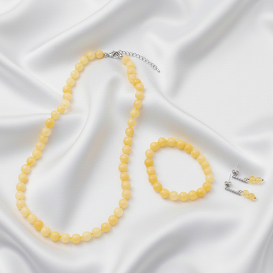 Collar de Jade amaillo