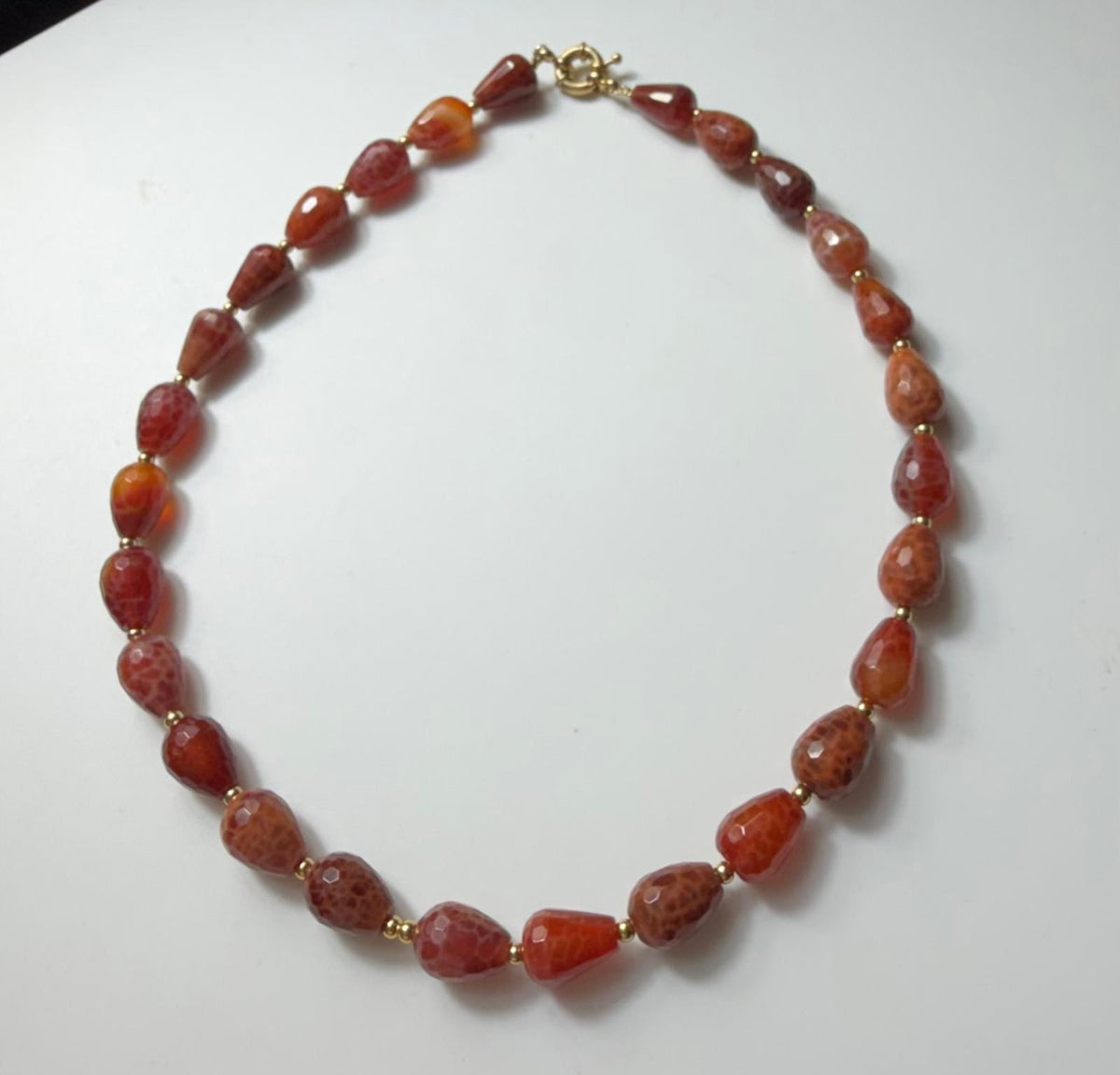 Collar Ágata Fuego