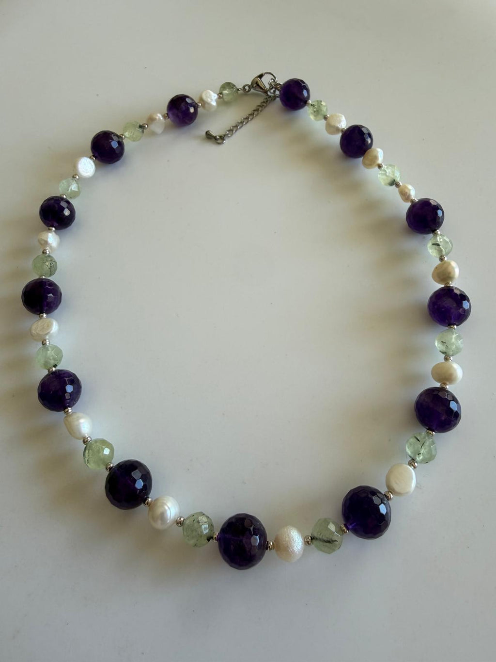 Collar Ayla — Amatista y Piedras Naturales