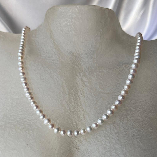 Collar perlas de cultivo petite alta calidad