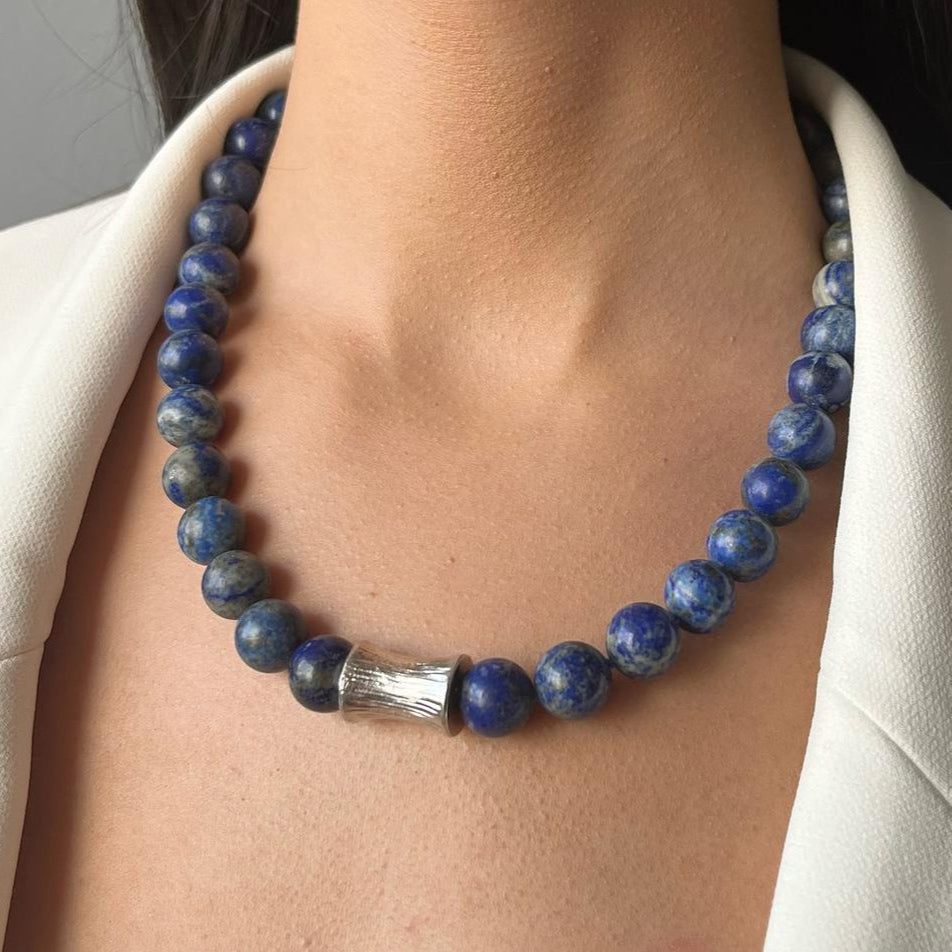 Collar ocean de lapislazuli