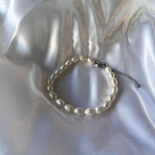 Pulsera de perlas de alta calidad en forma gota