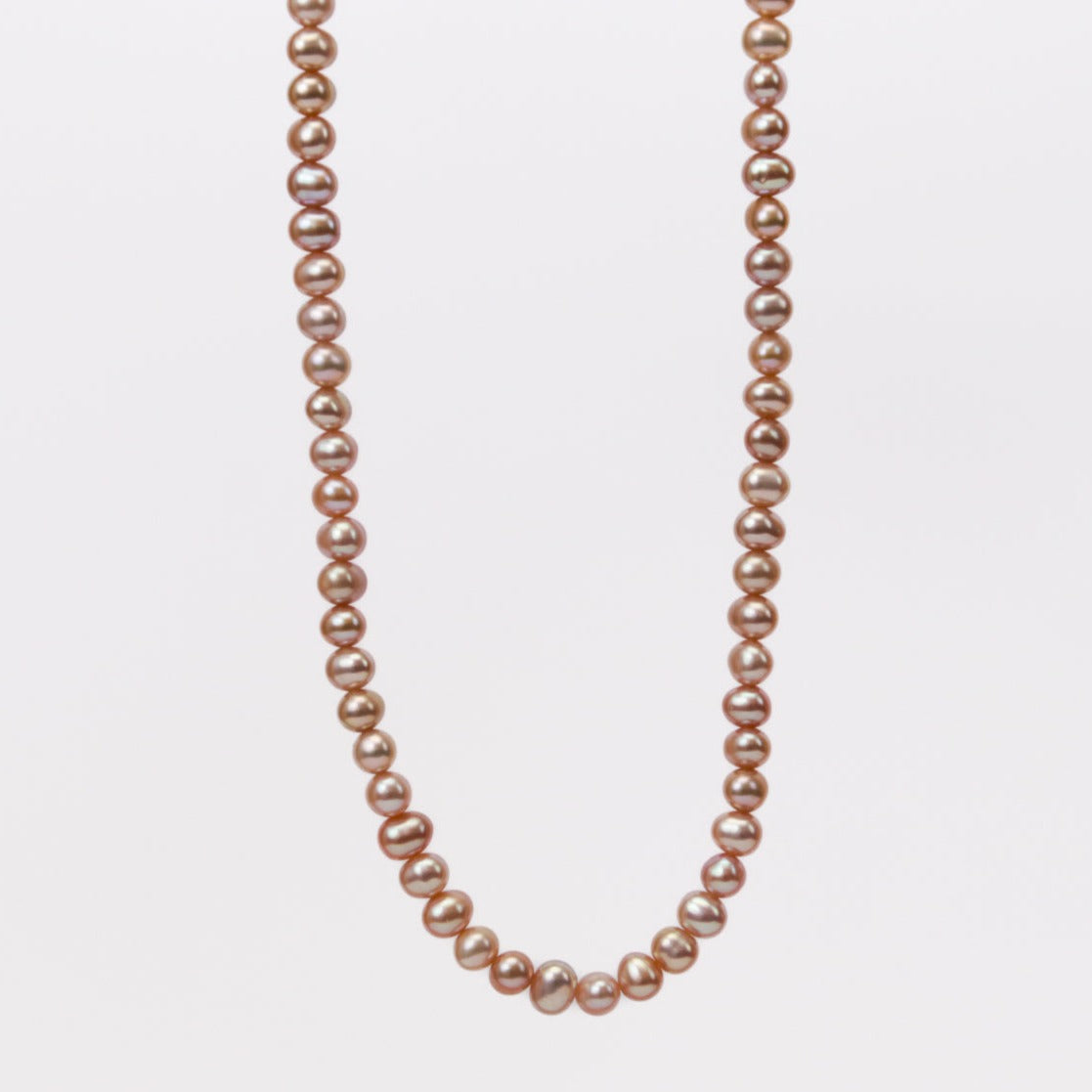 Collar Perlas de Cultivo Semiredonda