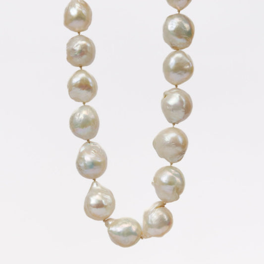 Collar Perla Recultivada Burdeos