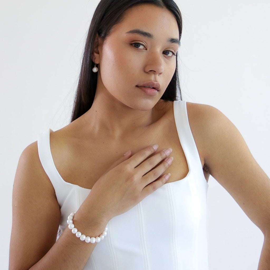 Pulsera Perla Raya