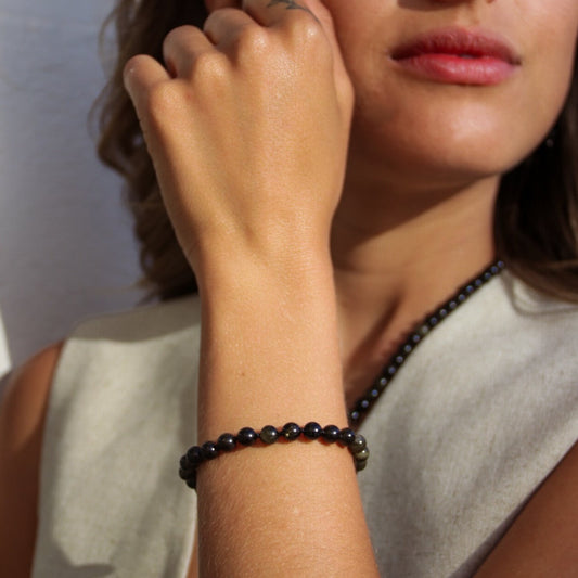 Pulsera de Obsidiana