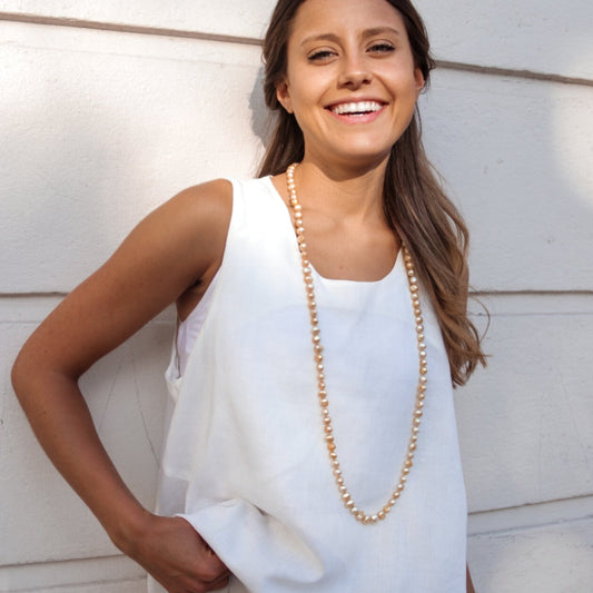 Collar Perlas barrocas largo