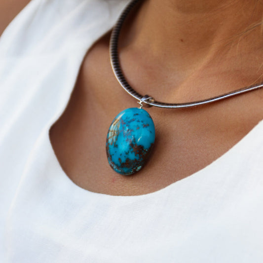 Colgante turquesa