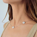 Collar de Plata 925 y Perla Moneda