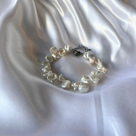 Pulsera de perlas recultivadas