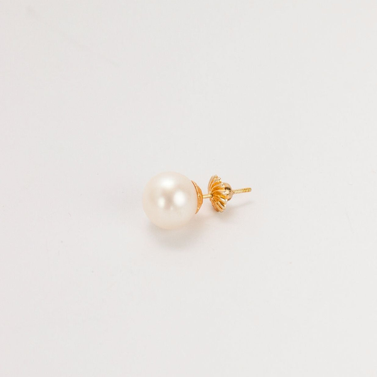 Caravanas de perlas y  oro 18k