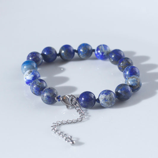 Pulsera lapislázuli con nudo